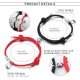 Gift For Valentine's Day 2PCS Couple Magnetic Bracelet Set Mutual Attraction Rope Braided Bracelets Adjustable Charm Couple Set For Women Men Gift For Valentine's Day 2PCS Couple Magnetic Bracelet Set Mutual Attraction Rope Braided Bracelets Adjustable Charm Couple Set For Women Men